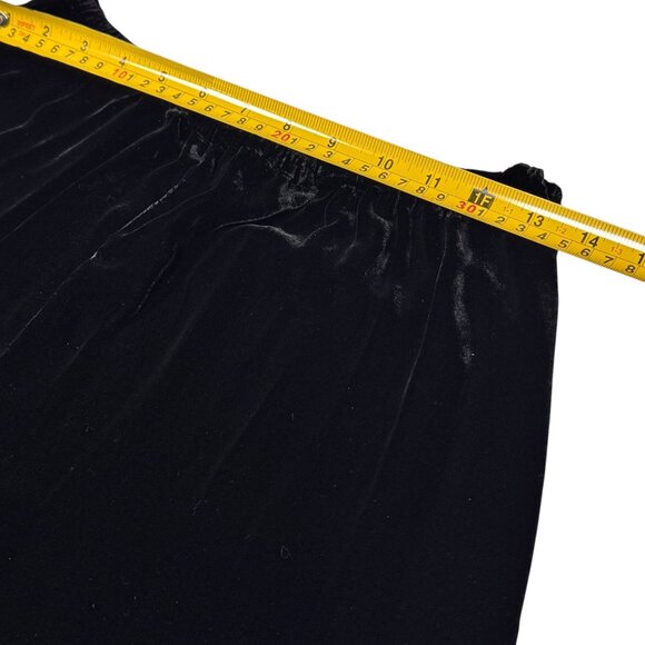 Citron Santa Monica Velvet Wide Leg Crop Culottes Pants SZ M Whimsigoth Boho - Picture 6 of 12